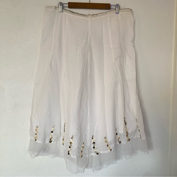 J. Jill Dresses & Skirts - J. Jill white mermaid core skirt